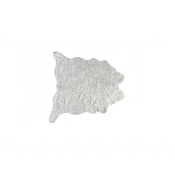 Palacedesigns Acrylic Plush Polyester Gray Rug - 0.8 x 60 x 51 in. PA3099586 - main